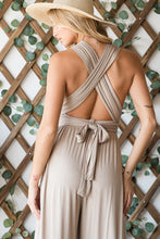 Load image into Gallery viewer, Multi-Way Wide Leg Jumpsuit