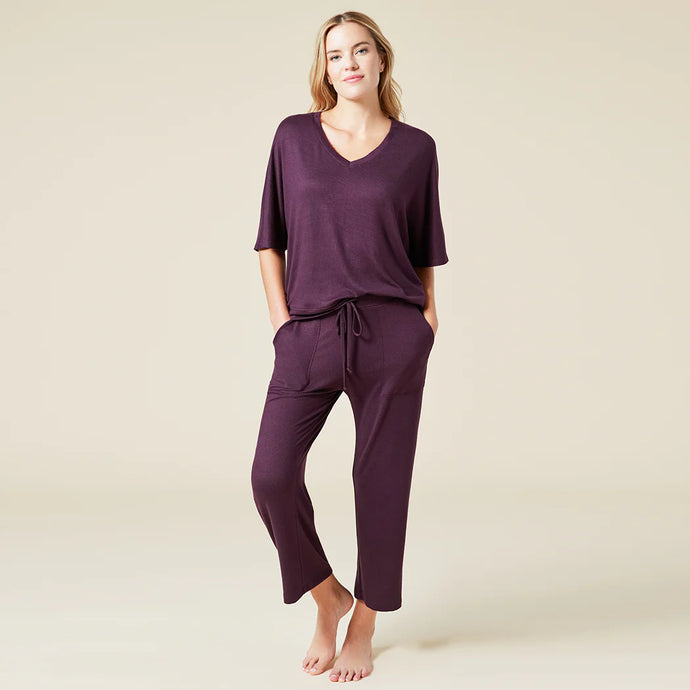 Dream Relaxed V-neck with Capri Lounge Set by Softies