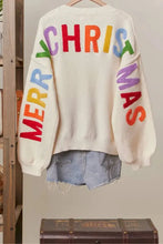 Load image into Gallery viewer, Merry Christmas Cardigan Sweater