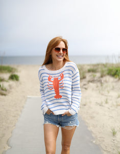 Lobster Striped Sweater