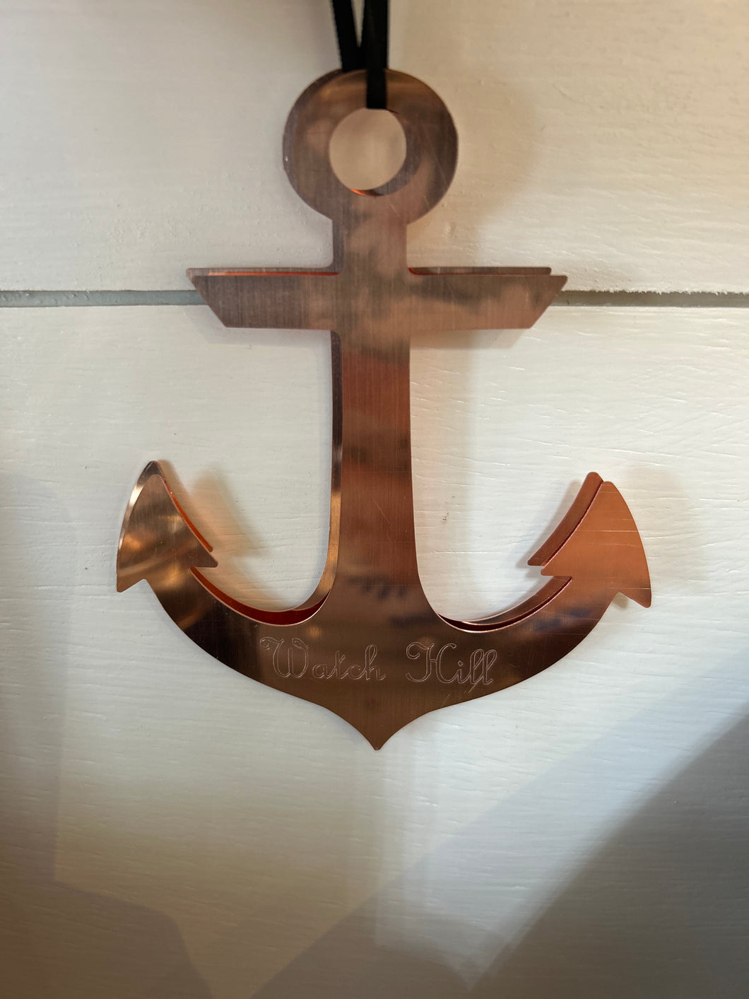 Watch hill anchor ornament