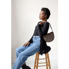 Load image into Gallery viewer, Linda Crescent Crossbody w/ Braided Strap