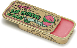 vintage lip balm tins in assorted flavors