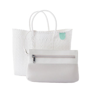 Tin Marin Woven Medium Tote and Crossbody