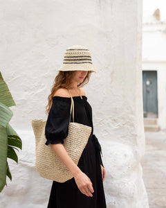 Sun Chaser Straw Tote by Mersea