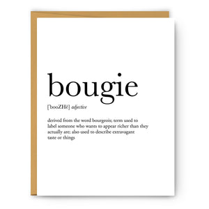 Bougie Definition - Everyday Card