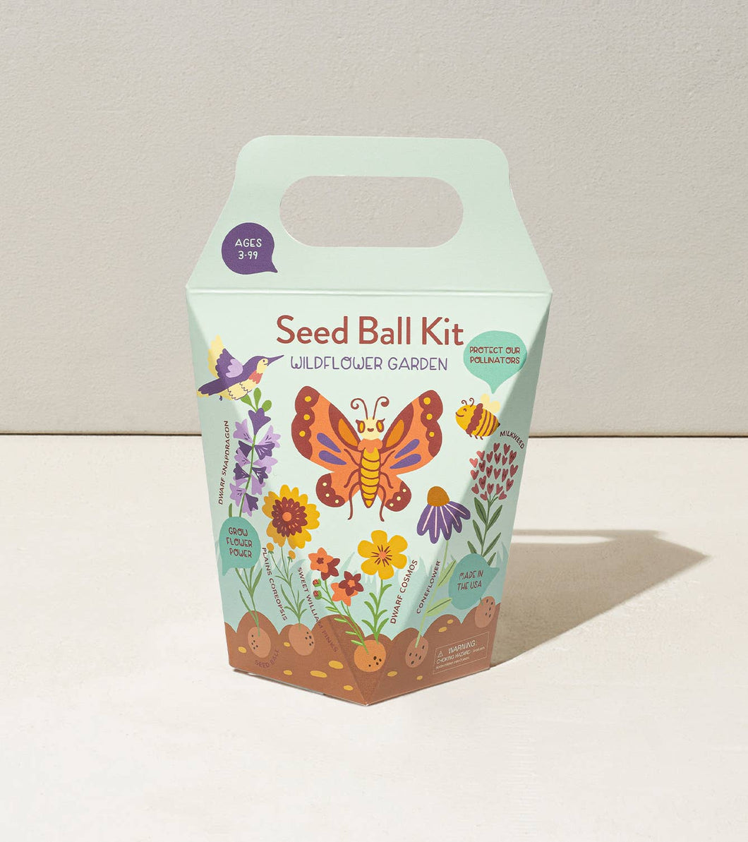 NEW! DIY Seed Ball Kit - Wildflower Garden