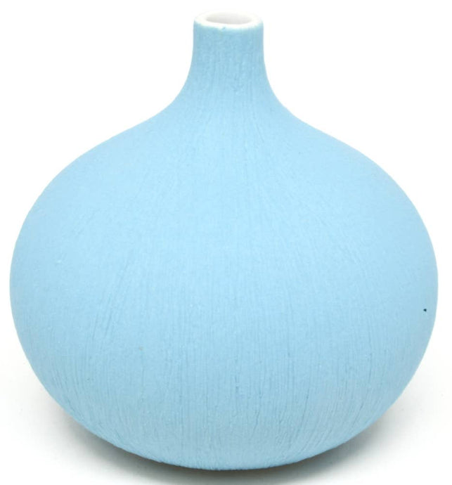524SF20SKY CONGO TINY L - SF 20 SKY Porcelain bud vase