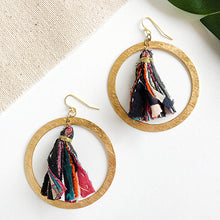 Load image into Gallery viewer, Encircled Kantha Hoops