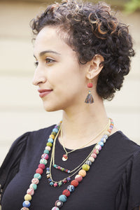 Adya kantha drop earrings