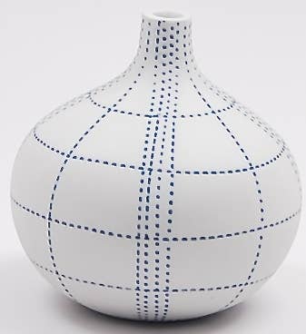 524W25 CONGO TINY L - WO 25 Porcelain bud vase