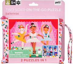 two sided children's on the go puzzle-assorted styles