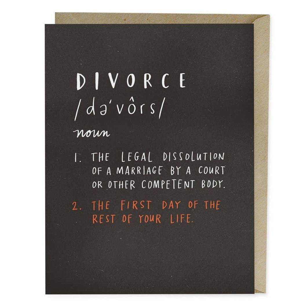 Divorce Definition Card