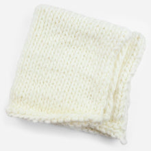 Load image into Gallery viewer, Chunky Knit Blanket in white or pink