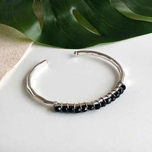 Load image into Gallery viewer, Beaded glimmer cuff