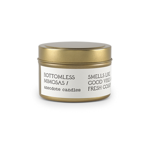 Bottomless Mimosas (Citrus & Bergamot) Travel Tin Candle