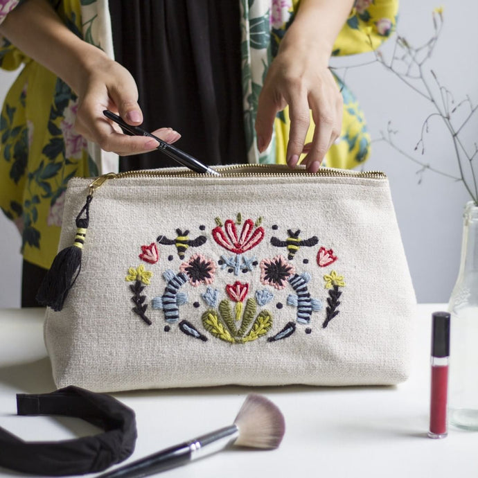 Large Frida Cosmetic Bag