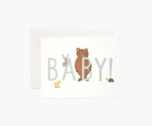 Load image into Gallery viewer, baby card by rifle paper co-multiple colors