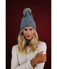 Load image into Gallery viewer, Powder pom pom hat- assorted colors