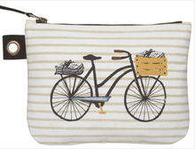 Load image into Gallery viewer, Bicicletta Zipper Pouch- large