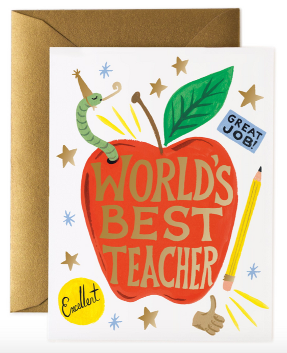 Best Teacher card