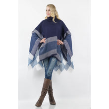 Load image into Gallery viewer, Turtleneck Fringed Hem Poncho- New Colors!!