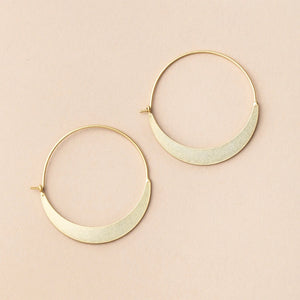 Refined Hoop in silver or gold