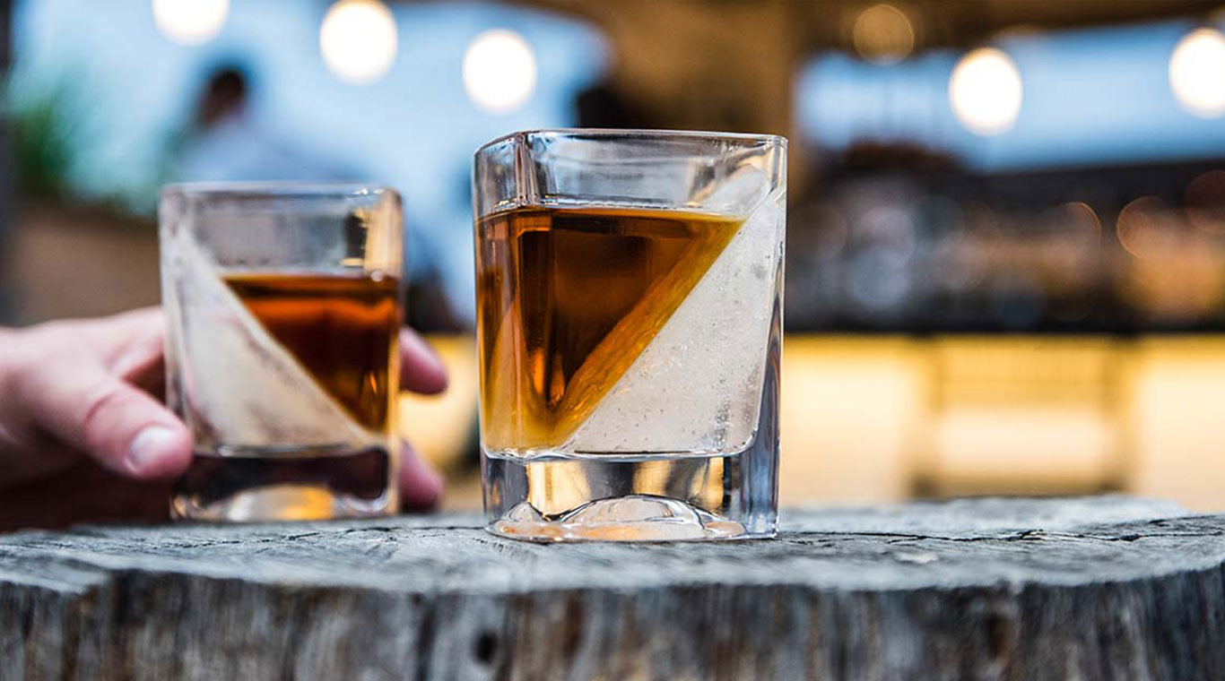 Corkcicle Glassware Corkcicle Whiskey Wedge Glass Whiskey Wedge By