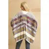 Load image into Gallery viewer, Aztec Kimono Sleeve Sweater Cardigan