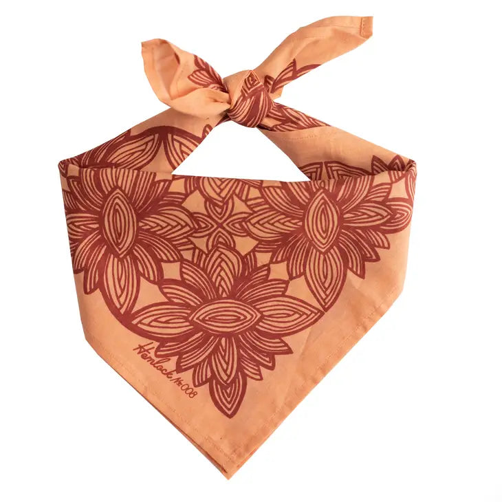 Handprinted Bandanas by Hemlock Goods