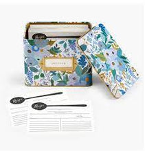 Load image into Gallery viewer, Rifle Paper Co. garden party blue recipe box