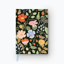 Load image into Gallery viewer, strawberry fields fabric journal