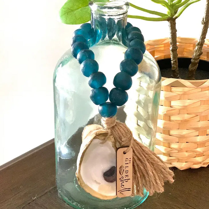 The Lagoon -Seaglass and Oyster decor