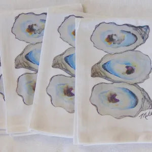 Limited Edition hand painted hand towel (set of 2)