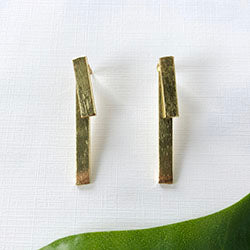 Triton Earrings in gold or silver