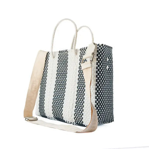 Tin Marin Woven Medium Tote and Crossbody